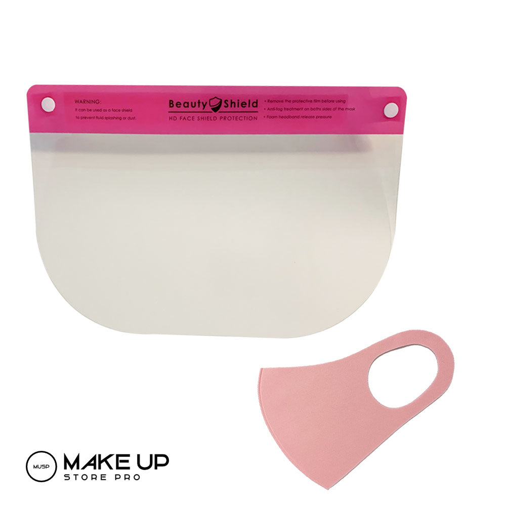Pink Beauty Shield & Mask, Washable - Reusable