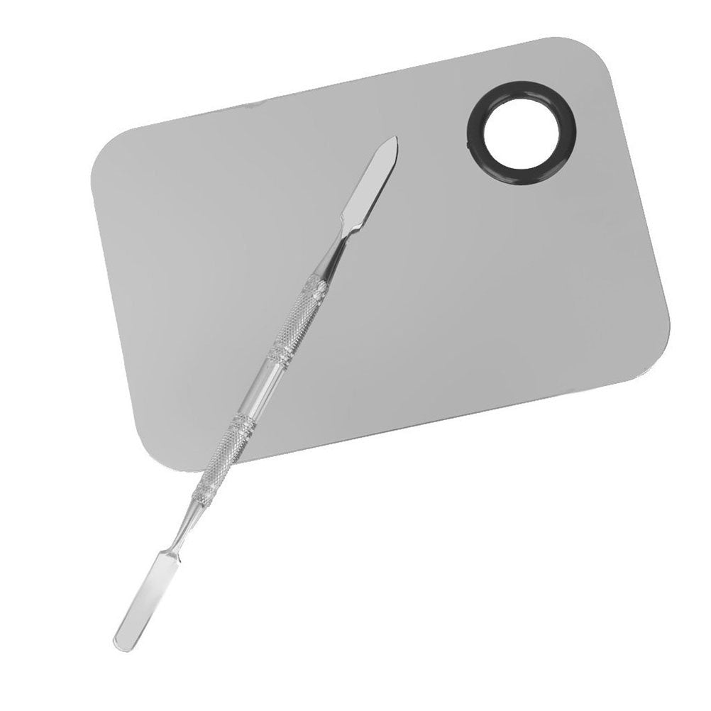Metal Mixing Palette &amp; Spatula