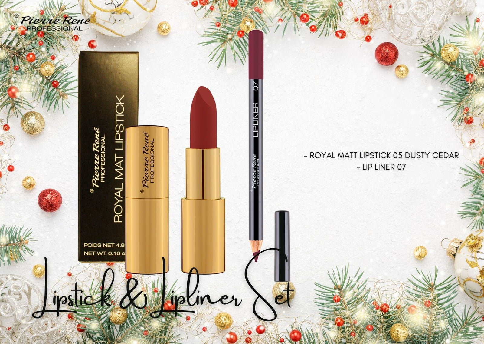 Lipstick & Lipliner Set (Valentine's Sale)