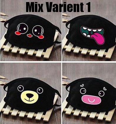 Face Mask Cartoon Cotton  Washable - Reusable
