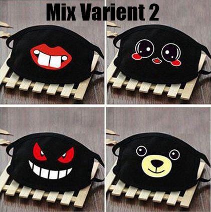 Face Mask Cartoon Cotton  Washable - Reusable