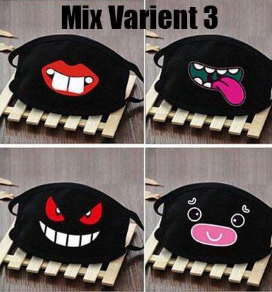 Face Mask Cartoon Cotton  Washable - Reusable