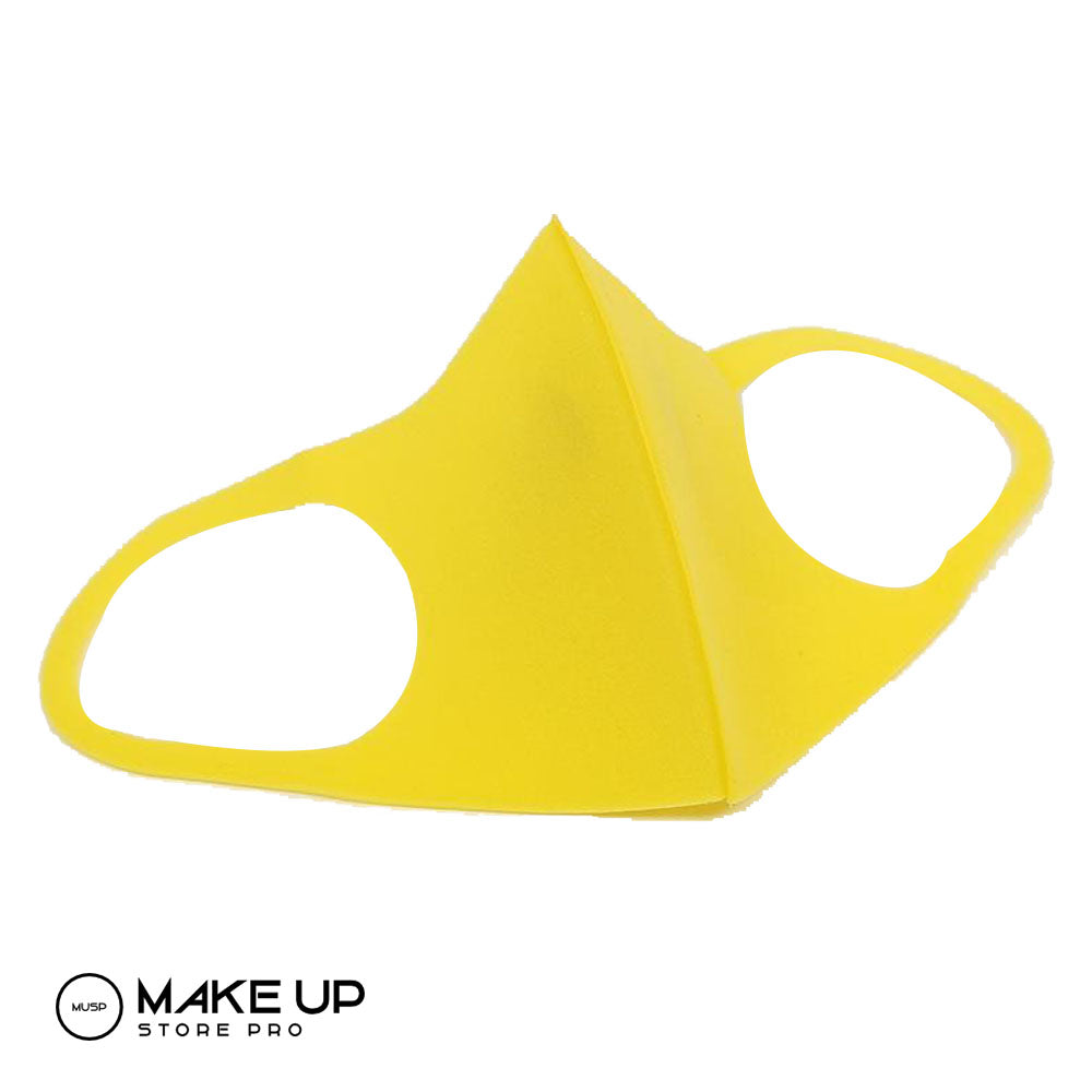 Child’s Yellow Sponge Mask, Washable - Reusable