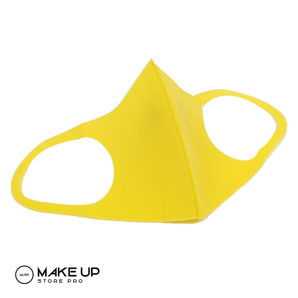 Child’s Yellow Sponge Mask, Washable - Reusable
