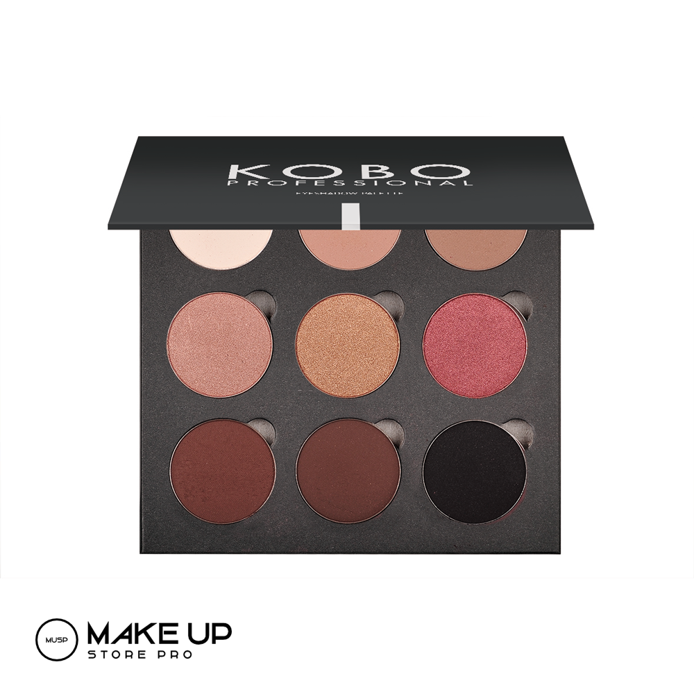 KOBO Eyeshadow Palette 9x 01 Light Smokey