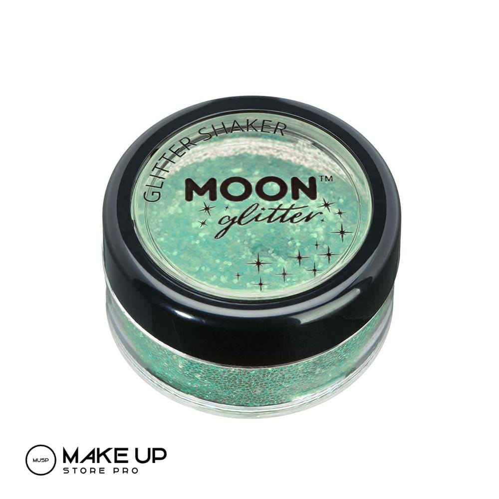 Moon Glitter Iridescent Glitter Shaker - Green