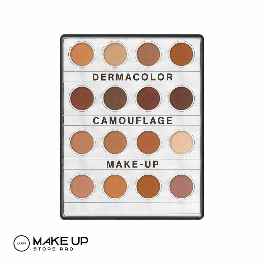 Derma colour cream makeup palette small - Dark