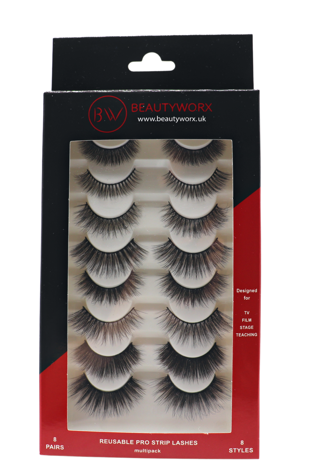 Beautyworx Reusable Pro Strip Lashes - multipack