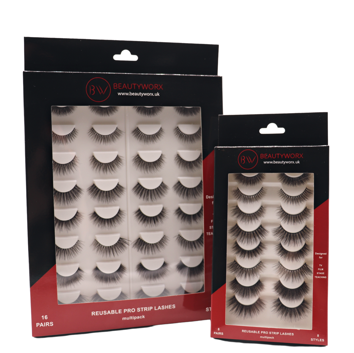 Beautyworx Reusable Pro Strip Lashes - multipack