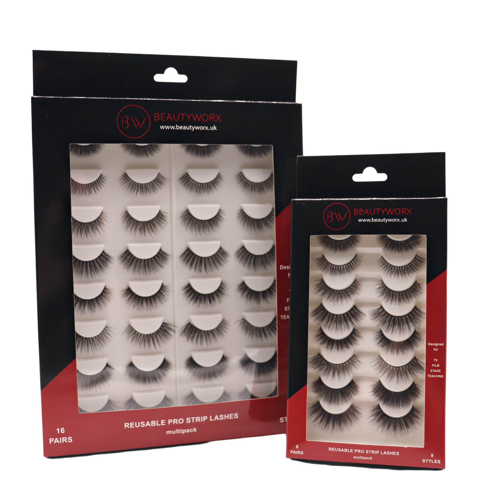 Beautyworx Reusable Pro Strip Lashes - multipack