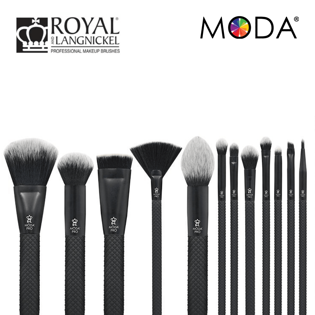 Royal and Langnickel Full Face Wrap Brush Kit 12 Piece.