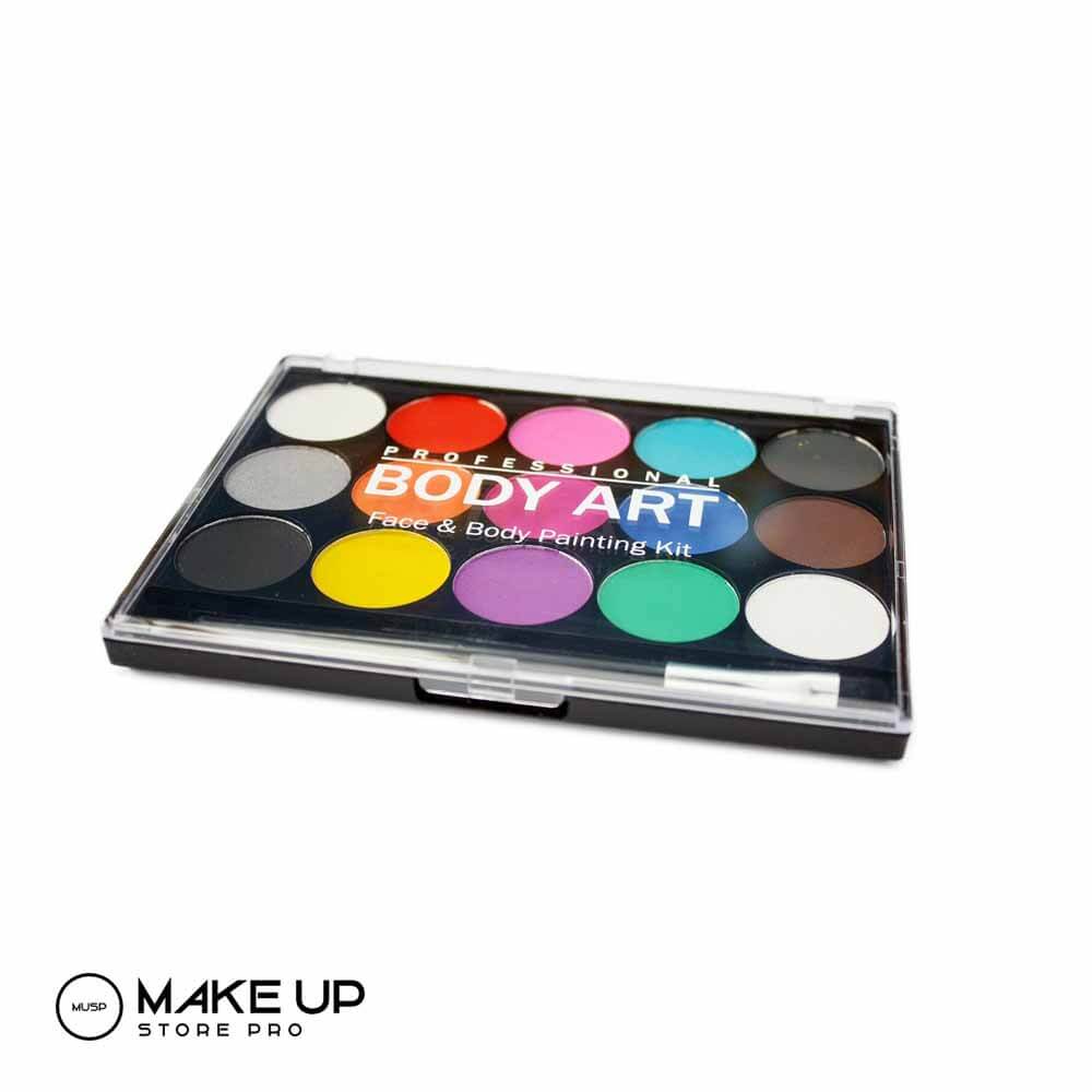Professional Body Art - 15 Colours Face and Body Painting Kit