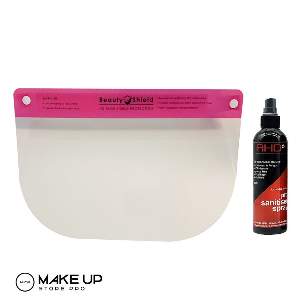 Pink Beauty Shield &amp; Shield Cleaner, Washable - Reusable