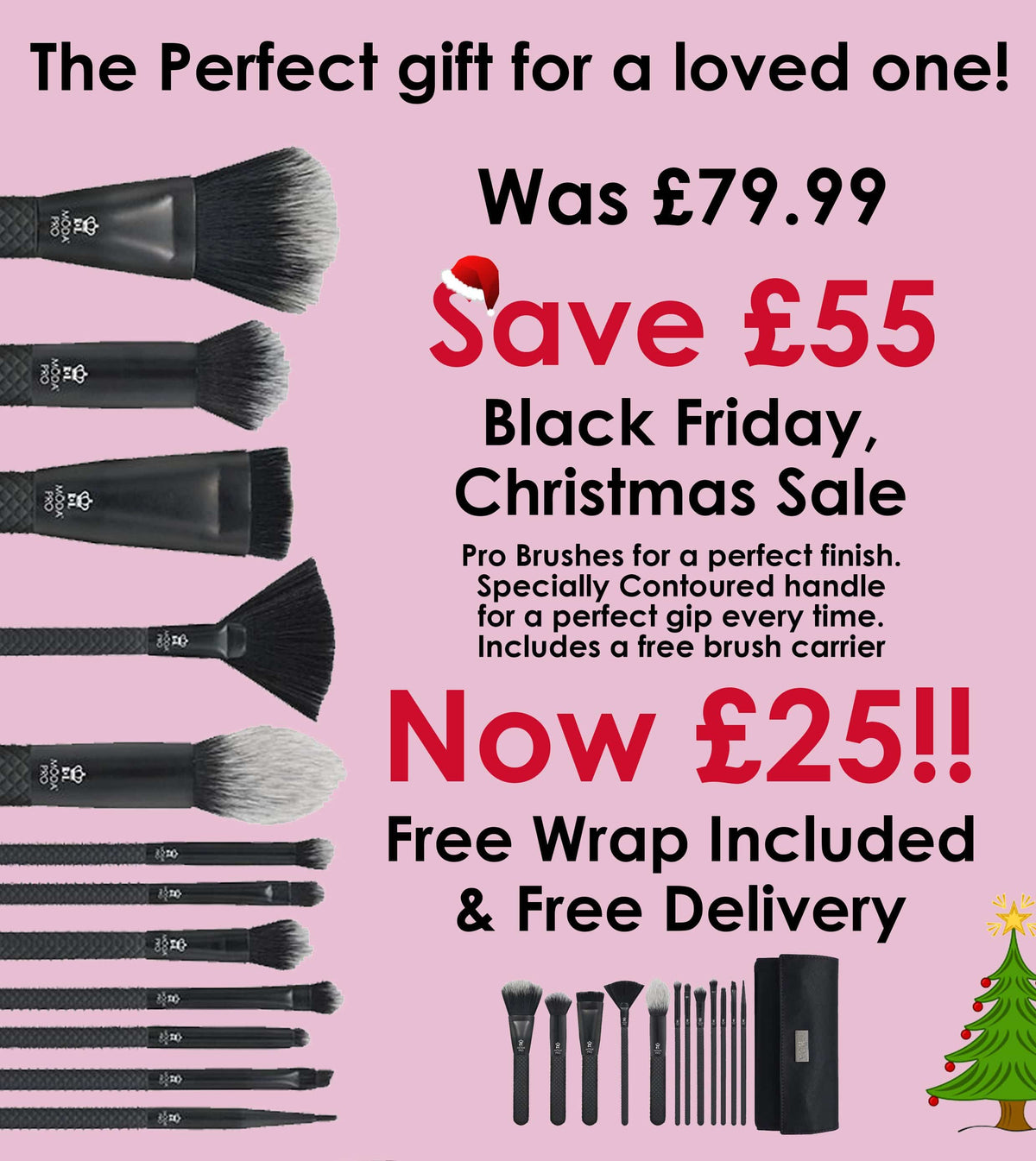 Royal and Langnickel Full Face Wrap Brush Kit 12 Piece.